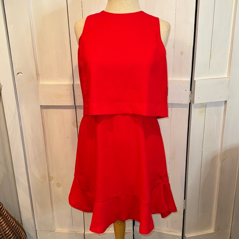 Banana Republic Red Sleeveless Dress